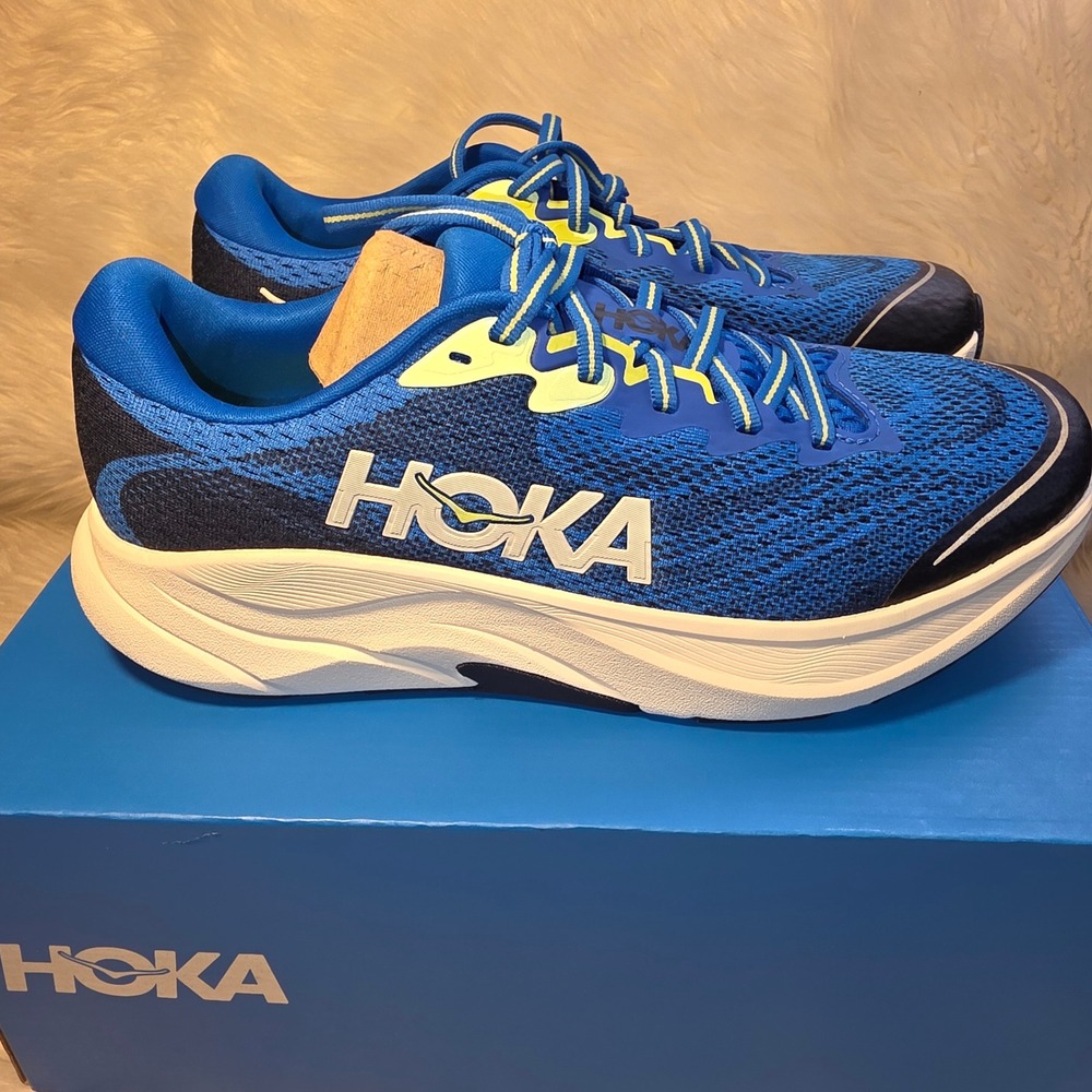 HOKA Rincon 4 Big Kids 6.5Y Womens 8 Blue Navy 1168874-ECC